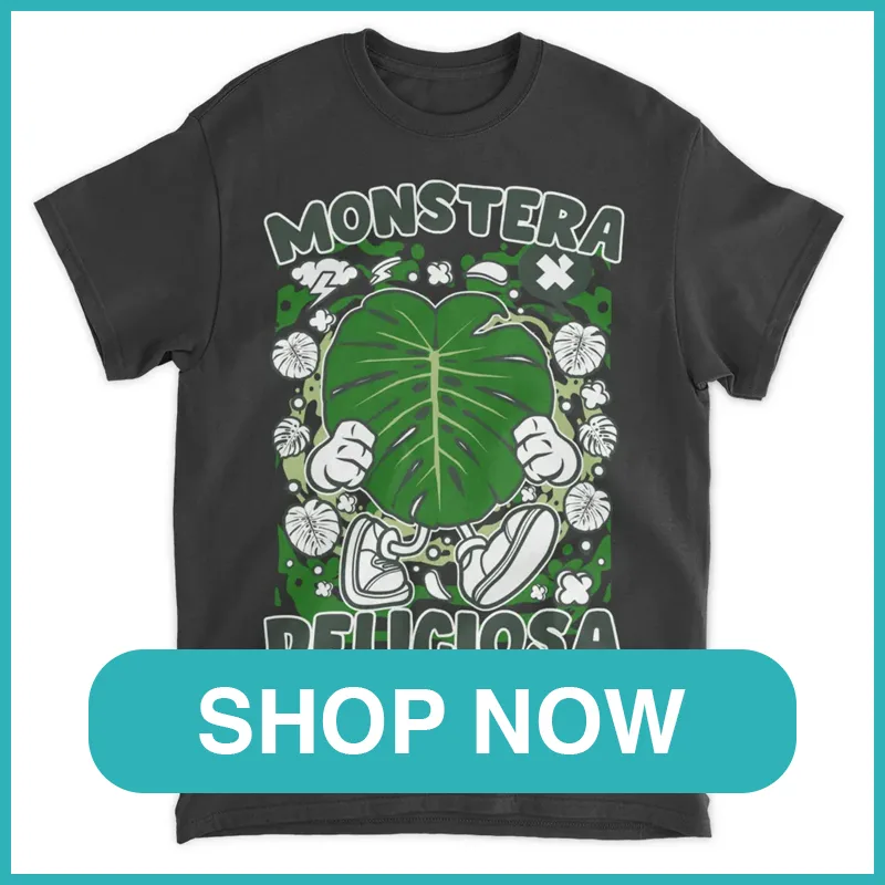 Cool Monstera Deliciosa Shirt monsteraholic.com 