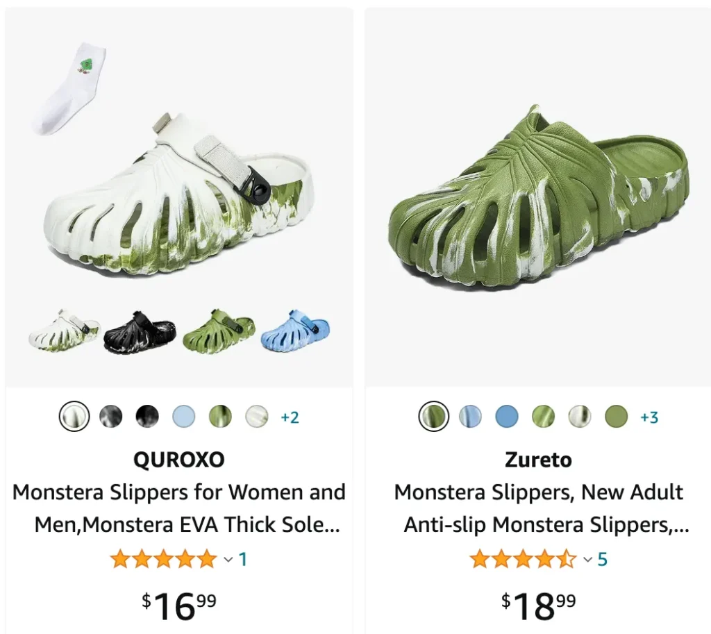Monstera Slippers