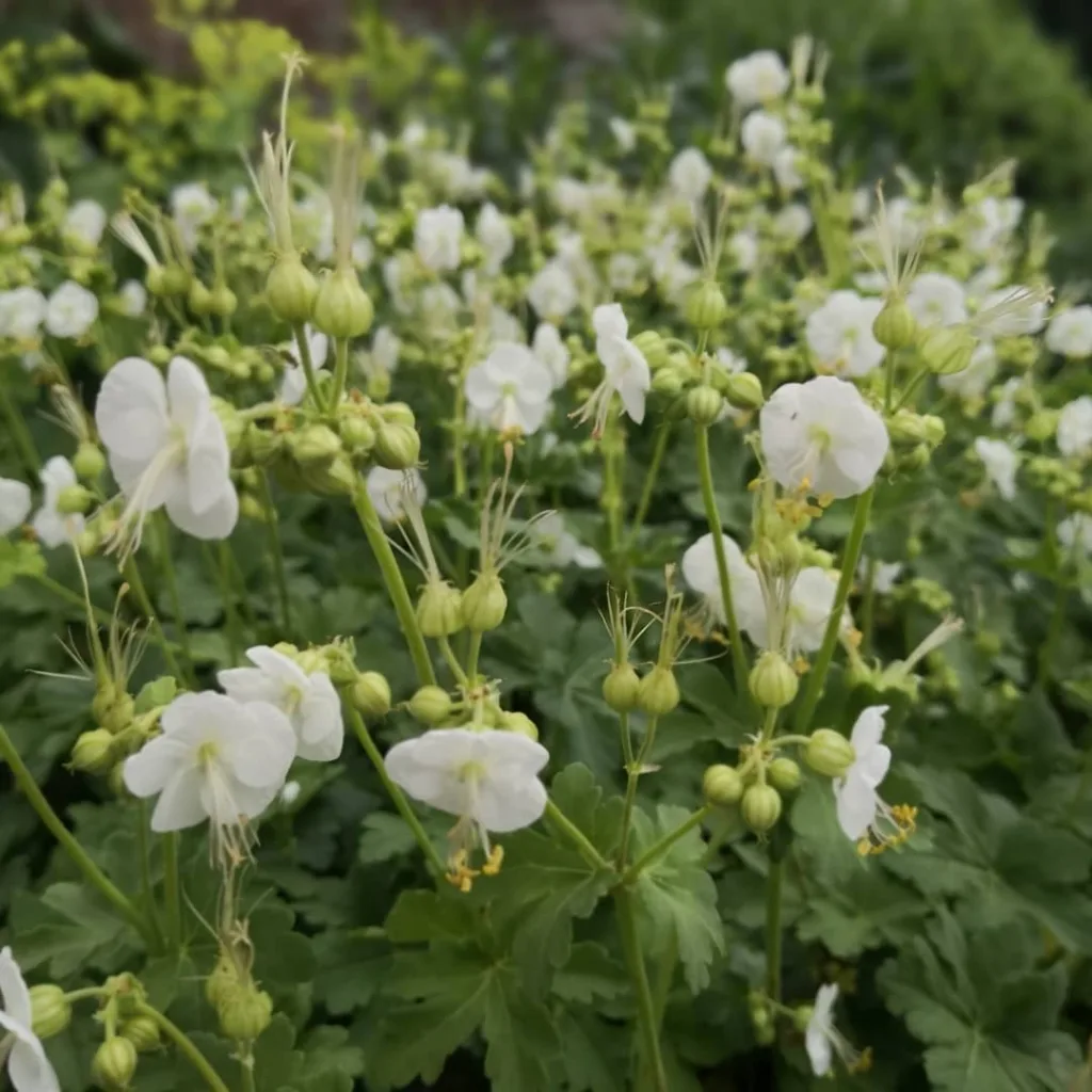 Geranium Whiteness