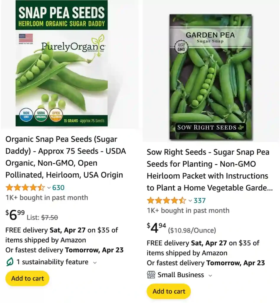 Snap Peas | Monsteraholic