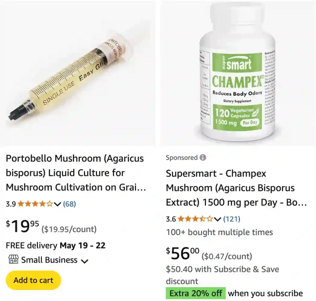 Champignon Mushrooms Agaricus Bisporus | Monsteraholic