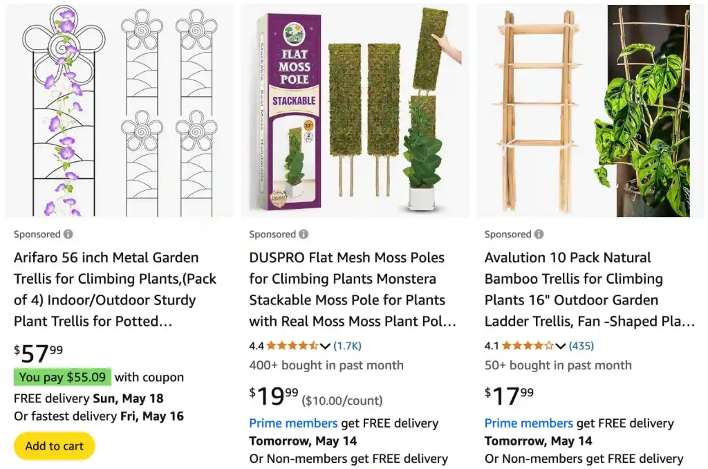 Indoor Plant Trellis | Monsteraholic